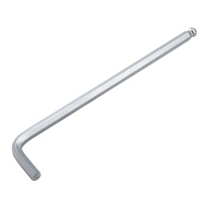 LUX Sechskantschlüssel Comfort 8 mm, Chrom-Vanadium-Stahl, mit Kugelkopf für schwer zugängliche Stellen.