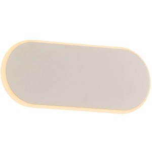 Weiße, matte Trio LED Wandleuchte Carlo, modernes Design für stimmungsvolle Beleuchtung.