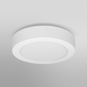 Weiße Ledvance Smart+ WiFi Einbauleuchte Surface Downlight, Ø 20 cm.