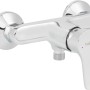 baliv Duscharmatur DU-5750 Chrom, Aufputz-Brausearmatur mit Hebel für Dusche.