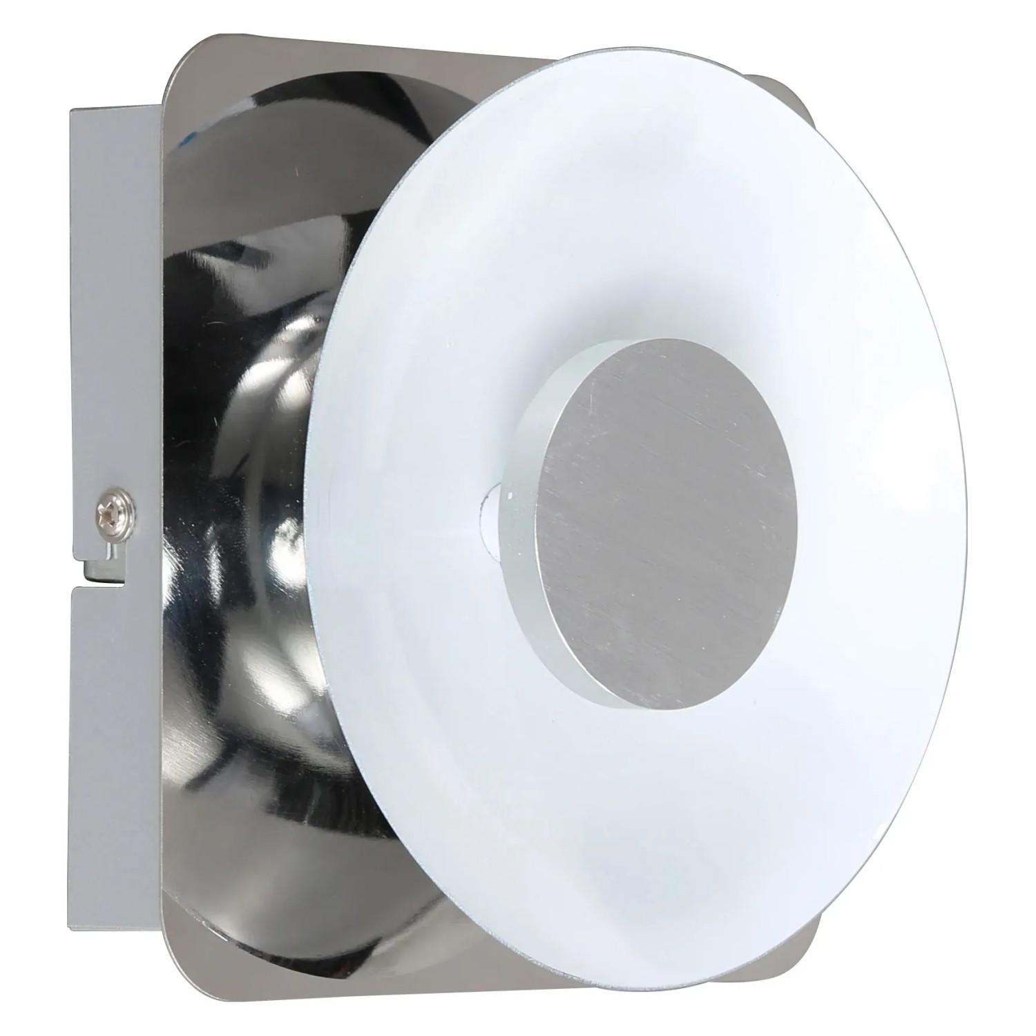 WOFI Action Wandleuchte, 1-flammig, Matt Nickel, 5W LED, 3000K, 400 Lumen
