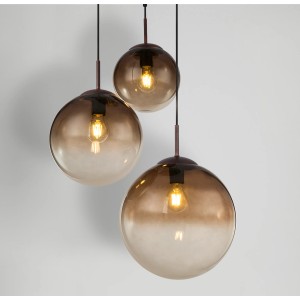 Globo Pendelleuchte Varus Metall Braun