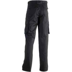Schwarze Herock Thor Shortleg Arbeitshose mit vielen Taschen, Größe 42.