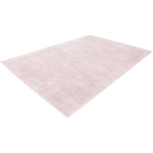 Kayoom Hochflorteppich Bali 110 in Puderrosa, 120x170 cm. Weicher, einfarbiger Teppich.