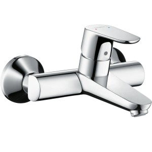 Hansgrohe Focus Waschtischarmatur für Wandmontage, Chrom.