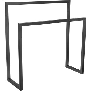 Handtuchhalter Slim Line Schwarz