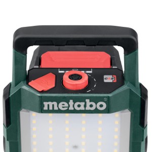 Metabo Akku-Baustrahler BSA 18 LED 4000 Solo: Kompakter LED-Strahler mit Tragegriff und Magnet.