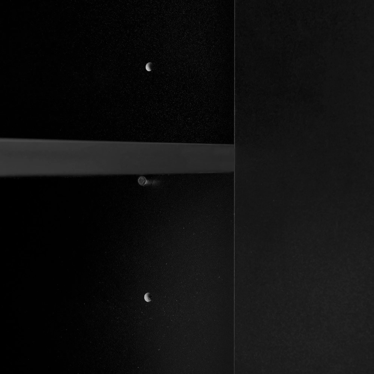 okwish Sideboard mit 4 Türen 4 Schubladen Goldgriffen Wohnzimmer Esszimmer 140x38x82cm Schwarz_7