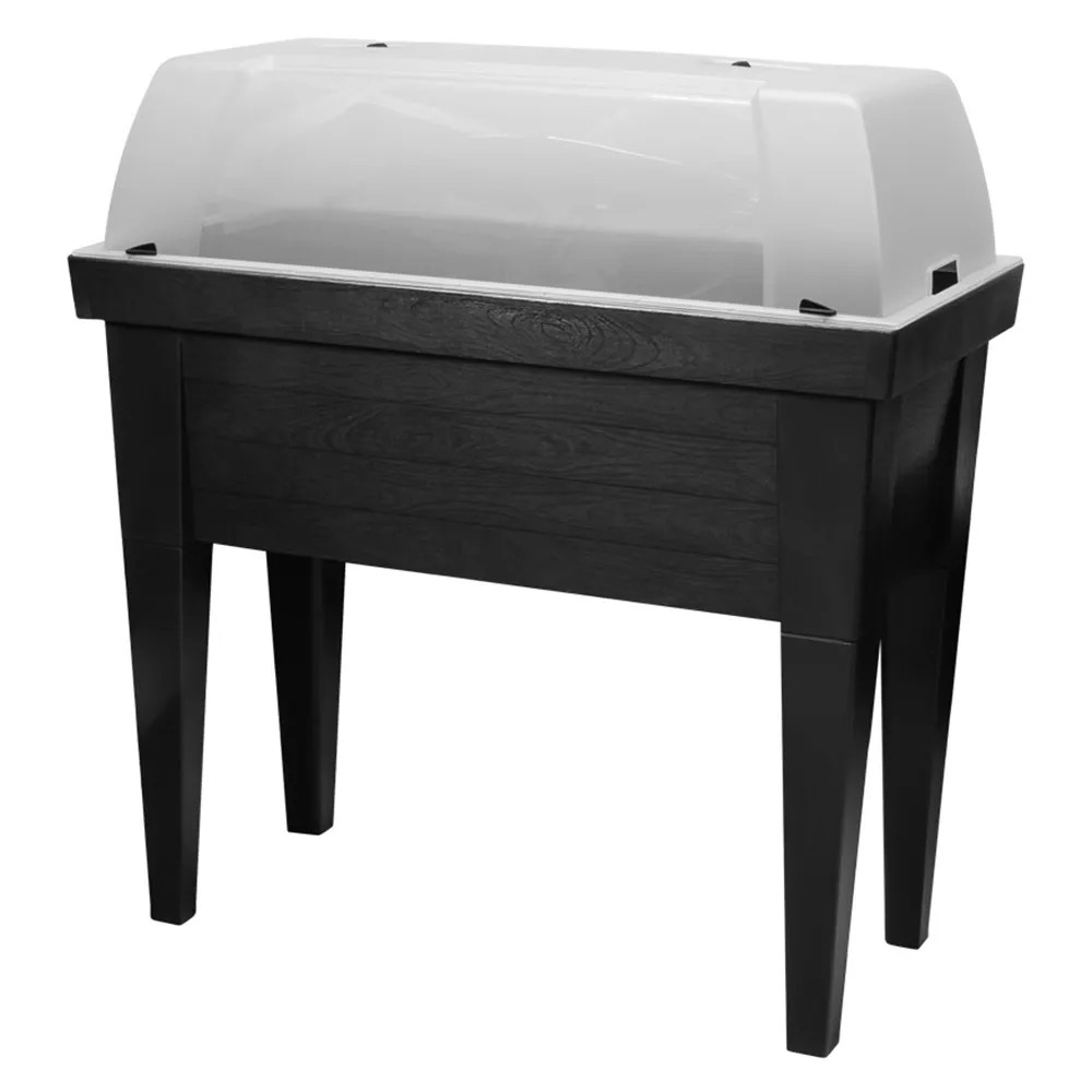 MaxiHochbeet mit Abdeckhaube 107 cm x 50 cm x 100 cm Anthrazit kaufen