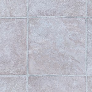 Andiamo PVC Bodenbelag Fasting Fliese Beige, Meterware mit Fliesenmuster.