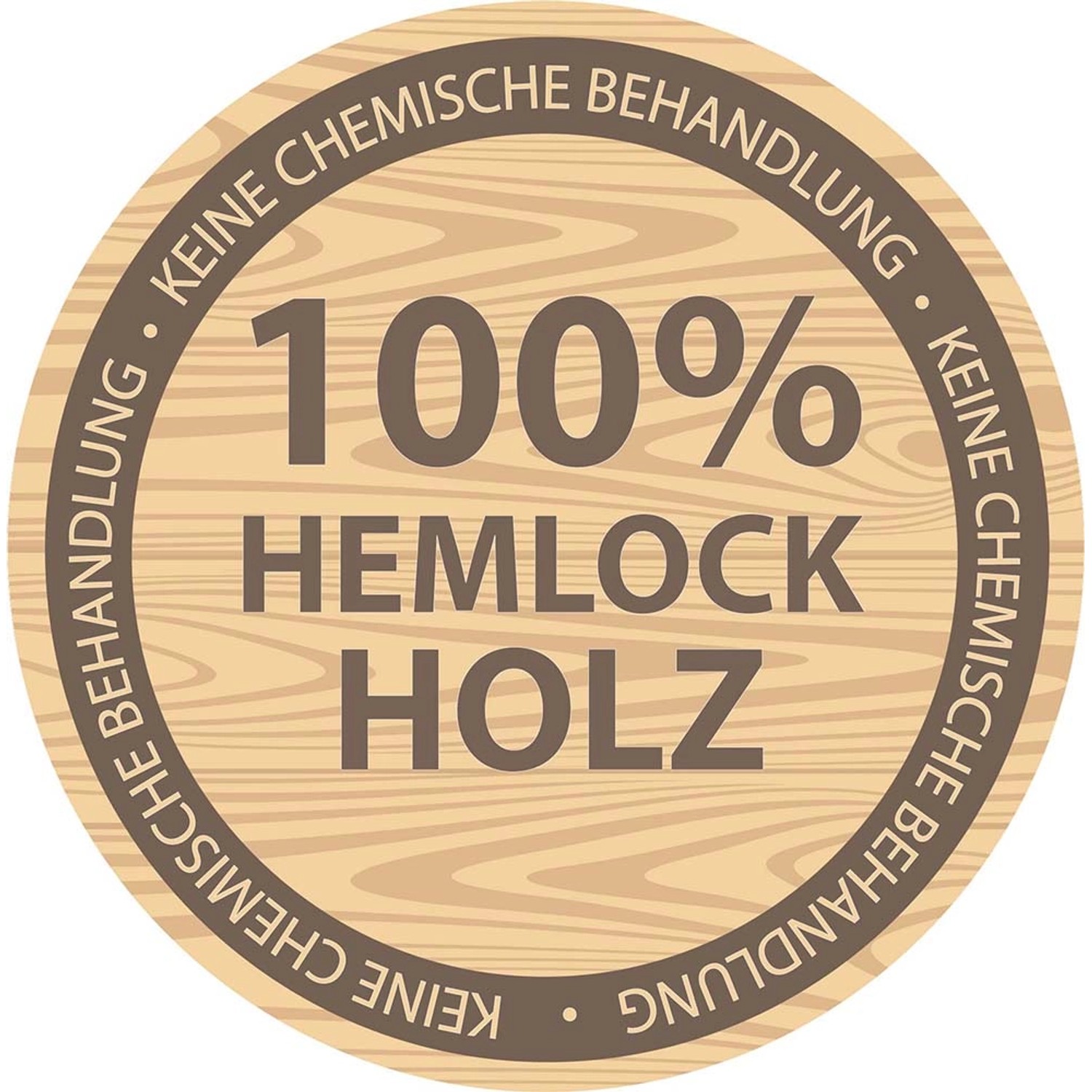 Detailaufnahme: 100% Hemlock Holz, keine chemische Behandlung, für Axi Nick Picknicktisch.