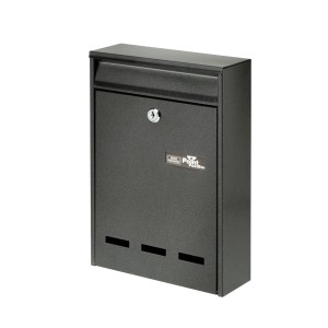 Burg Wächter Briefkasten Pocket 5871 Eisen, Stahl, verzinkt und einbrennlackiert.