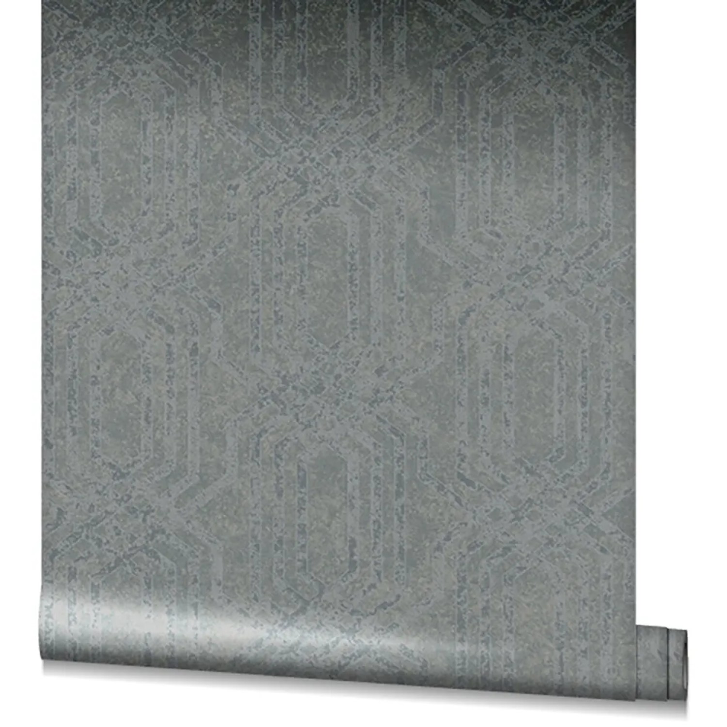 Marburg Vliestapete Habitat, grafisches Muster in Grau-Beige, Rolle.