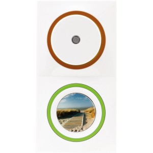 Steckdosenstöpsel Beach, 3er Set mit Strandmotiven für handelsübliche Steckdosen.