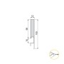 Emuca Außenschublade Concept 30 kg Höhe 105 mm Tiefe 400 mm Stahl Weiß Lackiert_4