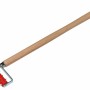 LUX Tapeten-Stachelwalze 15 cm mit roter Nagelwalze und Holzgriff zum Anreißen von Tapeten.