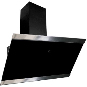 Respekta Kopffrei Dunstabzugshaube CH89090S, 90cm, Schwarz, mit Touch-Control und LED-Beleuchtung.