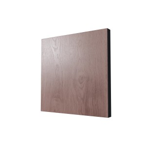 Denpanels Rahmen Kern Schwarz, 10,7x10,7 cm, Walnuss FSC® für Paneele.