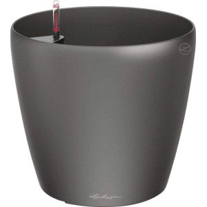 Lechuza Classico Premium Pflanzgefäß, Ø 60 cm, Anthrazit metallic, mit Bewässerungssystem.