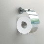 Spirella Toilettenpapierhalter Campagne mit Deckel, Chrom, zur Wandmontage.