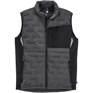 Scheibler Steppweste Professional in Grau-Schwarz, Größe XL. Arbeitskleidung mit Taschen und Reflektoren.