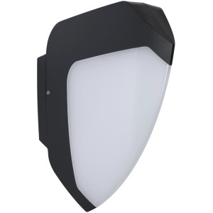 Paulmann Ikosea LED-Außenwandleuchte mit Sensor, anthrazit. Smarte Wandlampe für den Außenbereich.