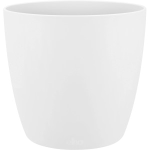 Weißer Elho Blumentopf Brussels Rund, Ø 16 cm, für den Innenbereich.