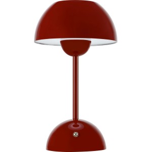 Solar-LED-Tischleuchte Messina Ø 16 cm x 27,5 cm Rot