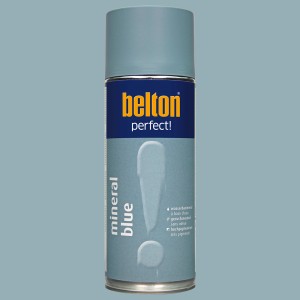 belton Buntlack Perfect Mineral Blue, seidenmatt, 400ml Dose.