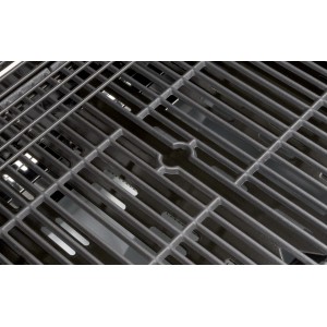 Detailaufnahme des Grillrosts vom Landmann Gasgrill Triton PTS 2.0, schwarz.