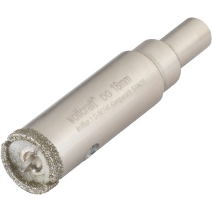 Wolfcraft Diamant-Lochsäge Ceramic, 18 mm, für präzise Bohrungen in Fliesen und Kacheln.