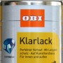OBI Klarlack Spray, transparent, hochglänzend, 150 ml Dose für Holz, Metall, Innen- & Außenbereich.