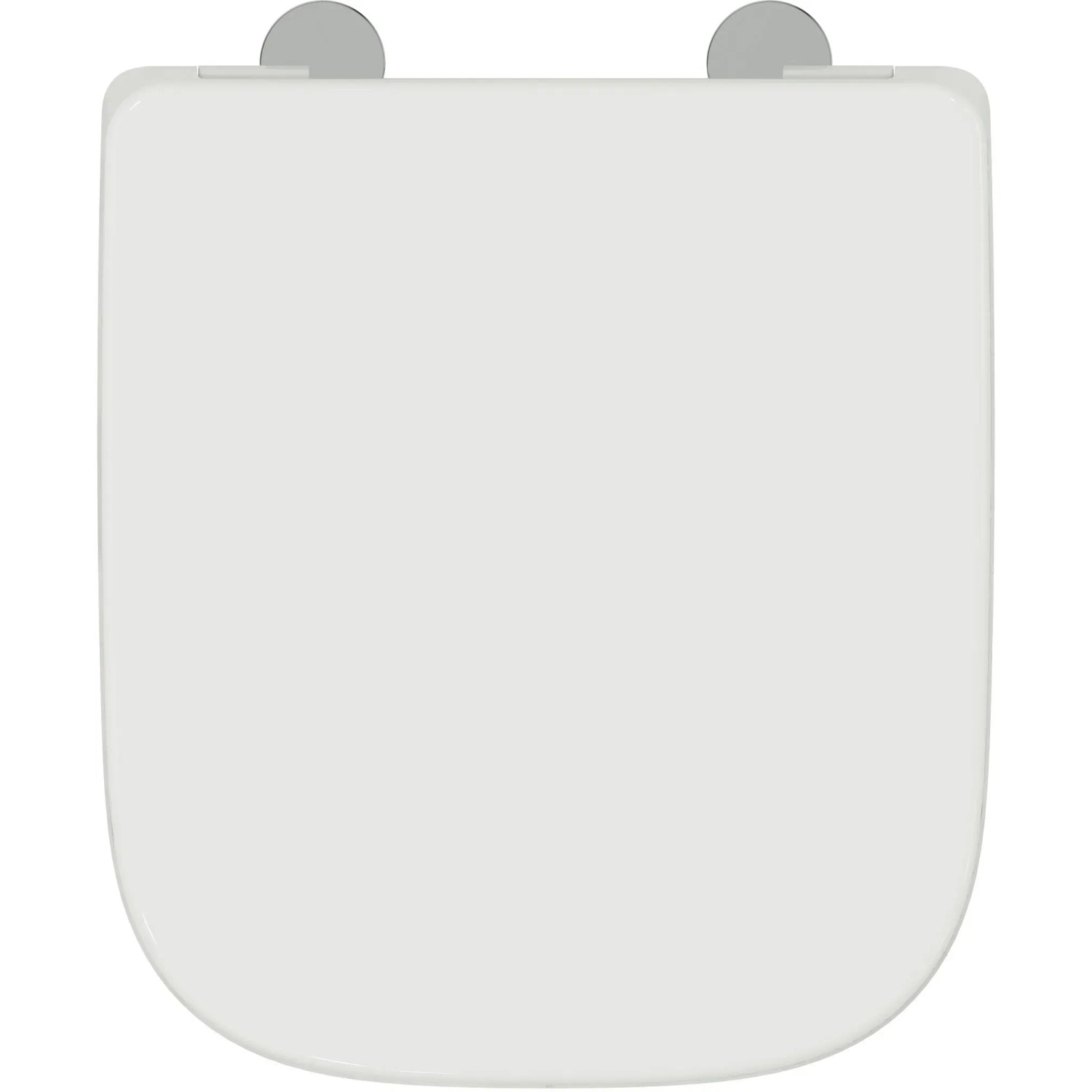 Ideal Standard i.life S WC-Sitz, Wrapover Design, Weiß, Duroplast, mit Edelstahlscharnieren.