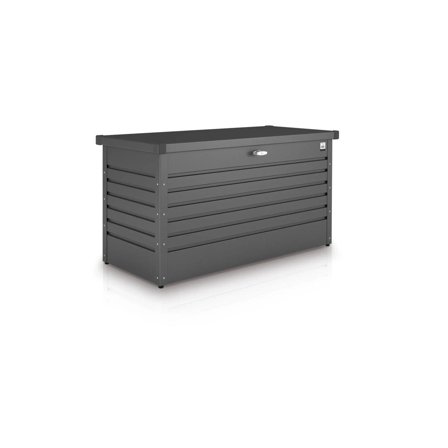 Biohort Freizeitbox 130, dunkelgrau-metallic, Universalbox zur Aufbewahrung von Gartenutensilien.