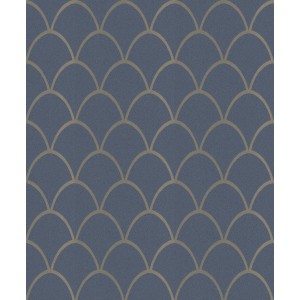 Schöner Wohnen Vliestapete 2 Grafisch Blau FSC®