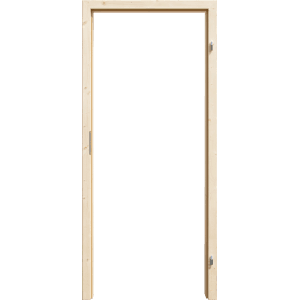 Radex Landhaus Zarge aus Fichte, 60x203 cm, links, für Zimmertüren.