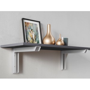 Regal mit Schwerlastkonsole, 25x40 cm, verzinkt. Regalwinkel für hohe Lasten.