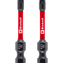 Einhell Impact Bit-Set, 2-teilig, PZ1, 50 mm. Schraubendreher-Bits für Akkuschrauber.