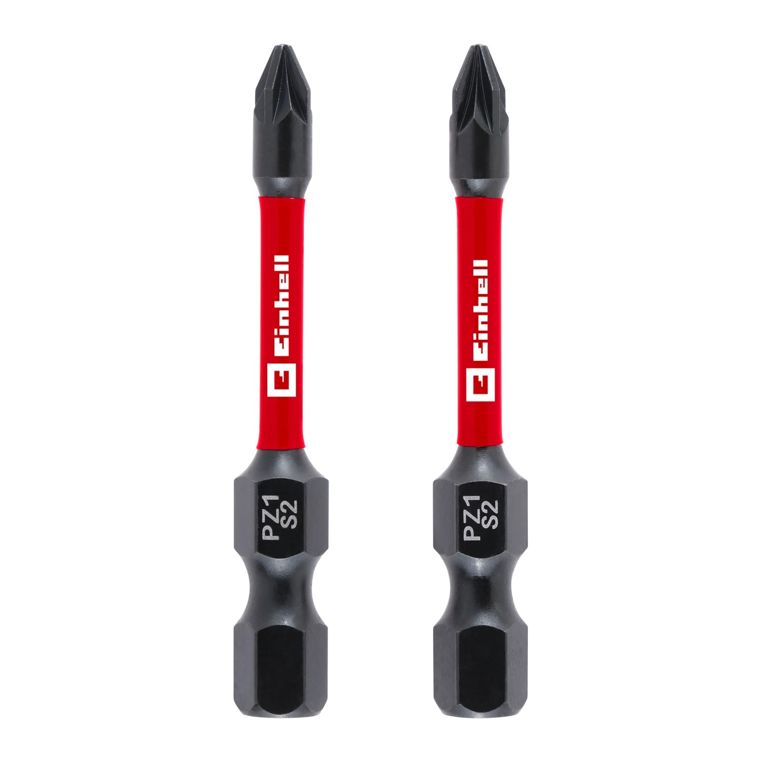 Einhell Impact Bit-Set, 2-teilig, PZ1, 50 mm. Schraubendreher-Bits für Akkuschrauber.