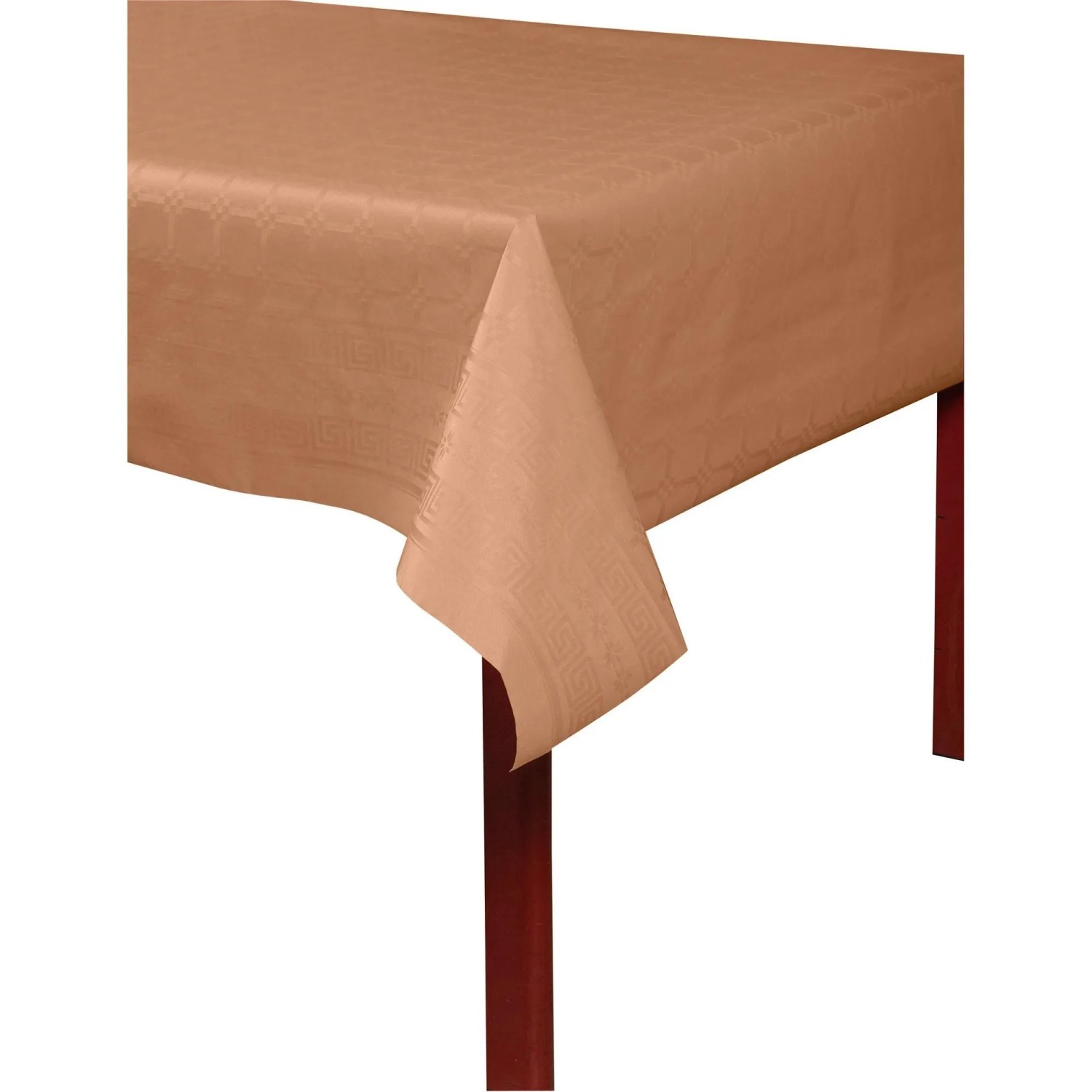 Pronappe Rolle Papiertischdecke Damastprägung 1,18 m x 6 m Goldrosa