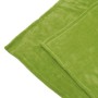 Grüne Beautissu Aurelia Kuscheldecke aus weichem Mikrofaser-Fleece, 150x200cm. Flauschige Wohndecke, pflegeleicht.