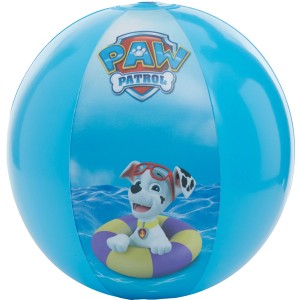 Happy People Paw Patrol Wasserball (Ø 29 cm) mit Marshall im Schwimmreifen.