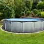 Steinbach Stahlwandpool-Set Grande (Ø 549 cm) im Garten, gefüllt mit Wasser.