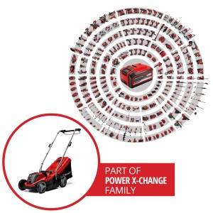 Einhell Akku-Rasenmäher GE-CM 18/33 Li-Solo, Teil der Power X-Change Familie.