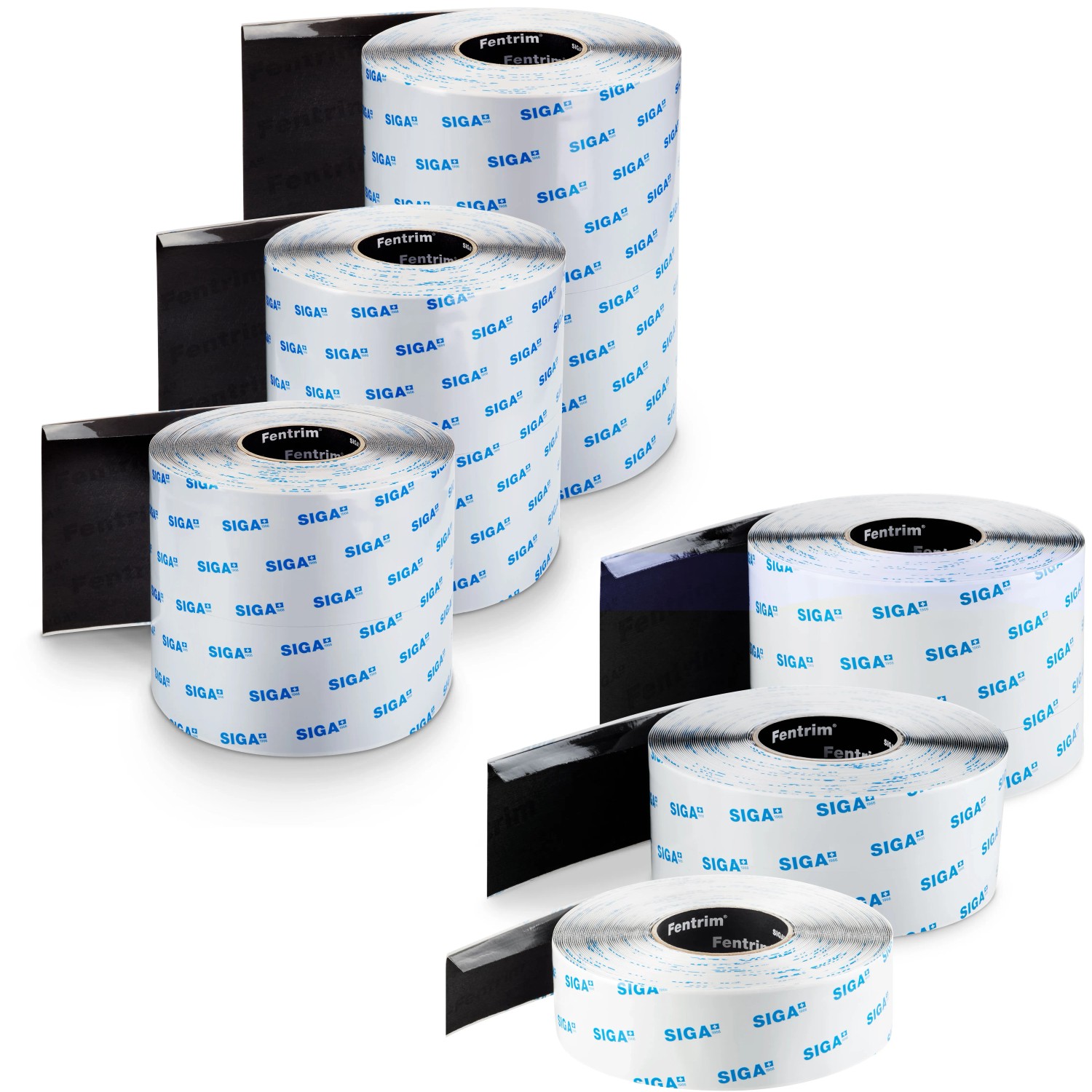 Siga Fentrim IS 2 Klebeband, 15/185 mm x 25 m, Rollen Dämmstoffzubehör für winddichte Verklebung.