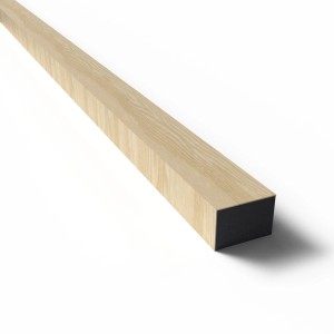 Paneel-Abschlussleiste Esche MDF Schwarz, 2,7x240cm, für den perfekten Paneel-Abschluss.