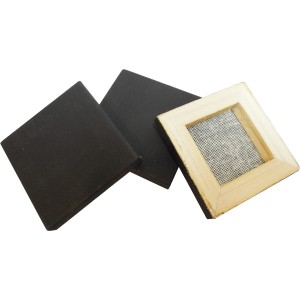 Daler-Rowney Mini Keilrahmen, 6,35 cm, schwarz und natur, für sofortigen Einsatz.