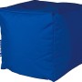 Dunkelblauer Sitting Point Hocker (60 l) aus Polyester, quadratisch. Bequemer Sitzsack für Jugend- und Wohnzimmer.