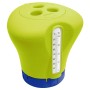 Chemoform Chlordosierer mit Thermometer in Grün/Blau zur Poolpflege.