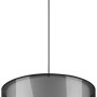 Trio Pendelleuchte Burton, schwarz-matter Lampenschirm, 1500x450x450 mm. Geeignet für E27 Leuchtmittel.